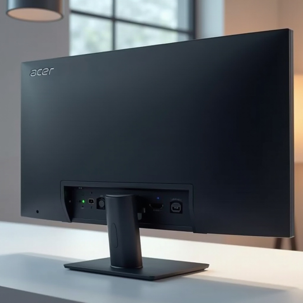 cara mengubah input pada monitor acer