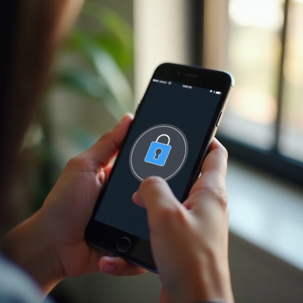 how to lock the photos in iphone