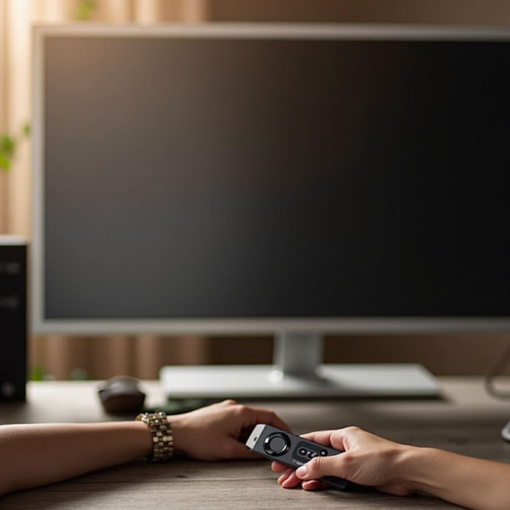 menggunakan firestick pada monitor viewsonic vx1755